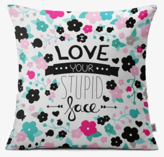 Dailyobjects Stupid Face 12" Cushion Cover Buy Online - Cushion