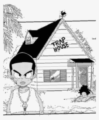 Model Image Graphic Image - Drawing Of Trap House