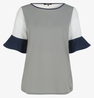 T-shirt With Flounces - Shirt