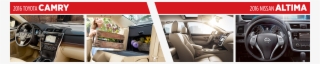 2016 Toyota Camry Vs 2016 Nissan Altima Model Interior