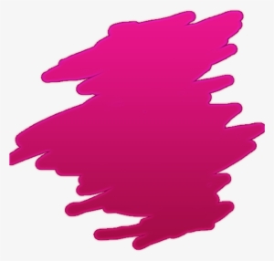 Paint Clipart Smudge - Mancha Color Rosado