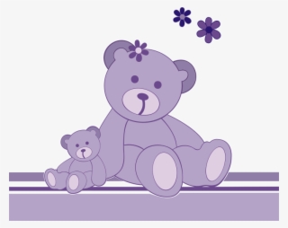 Teddy Bear Stuffed Animals & Cuddly Toys Cuteness - Purple Teddy Bear Clip Art