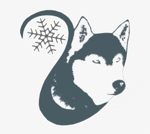 Le Husky Des Neiges Logo - Miniature Siberian Husky