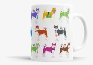 Colorful Husky Mug - Basset Hound