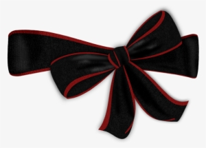 Red And Black Bow Png