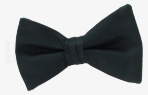 Picture Of Simply Solid Black Bow Tie - Bow Tie