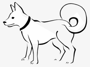 Husky Dog Cliparts - Animals Clipart Black And White