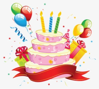 Png Free Cake Transparent Hb U Pinterest - Gift Happy Birthday Png