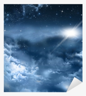 Beautiful Background Of The Night Sky Sticker • Pixers®