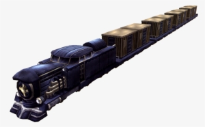 Freight Train 3d Model - Train