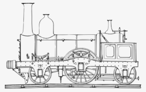 Steam Train Engine Clip Art At Clker - Steam Engine Coloring Page