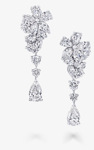 A Pair Of Graff Diamond Carissa Single Flower Earrings - Graff Diamonds