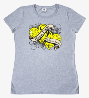 Adenosarcoma Hope Faith Dual Hearts Women's T-shirt - Bobs Burgers T Shirt