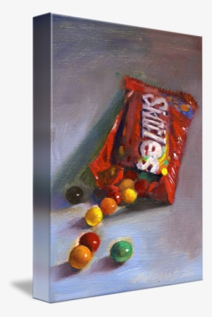 Skittles Candy By Hall Groat Ii Png Transparent Download - Skittles Painting