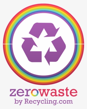 Zero Waste Symbol Text - Recycle Symbol