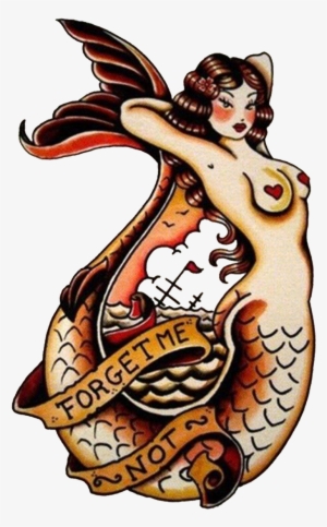 Sailor Jerry Tattoo, Forget Me Not Mermaid, Vulture - Sailor Jerry Tattoos