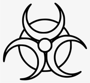 Biohazard Drawing Simple - Peace Walker Logo