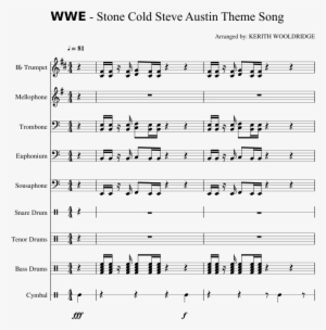 Stone Cold Steve Austin Theme Song Sheet Music Composed - Sheet Music