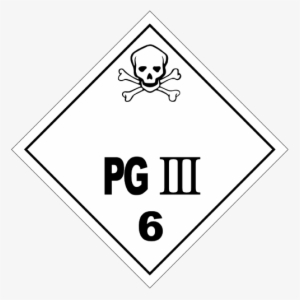 Hazmat Class 6 Poison Gas Iii - Poison And Infectious Substances