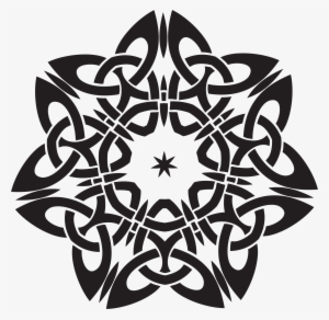 Celtic Knot Design 2 - Celtic Designs Black And White
