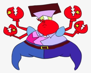 Krabs Plankton And Karen Clip Art Fictional Character - Mr Krabs Meme Transparent