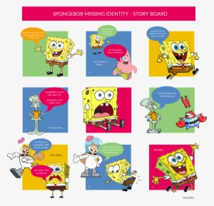 Spongebob Squarepants Missing Identity Storyboard - Spongebob Missing Identity Storyboard