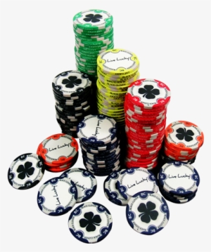 Black Clover Poker Chips - Gambling