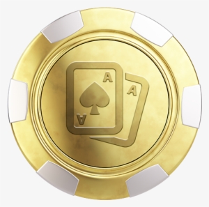 Gold Casino Chip Png