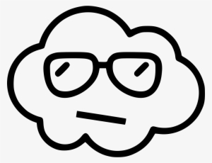 Picture Library Library Cloud Guy Face Sunglasses Png - Kleurplaat Emoji