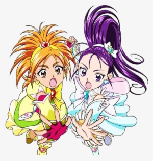Pretty Cure Splash Star Cure Bright And Windy File - Futari Wa Pretty Cure Splash Star Tick-tack Kiki Ippatsu
