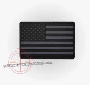 Subdued American Flag Patch - Grille