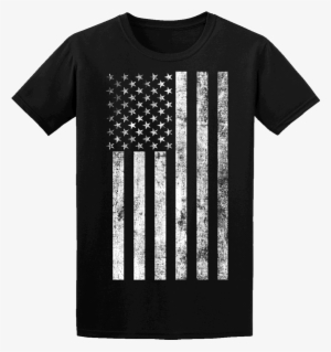 American Flag Monochrome - T-shirt