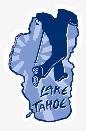 Hike Lake Tahoe Stickers - Lake Tahoe