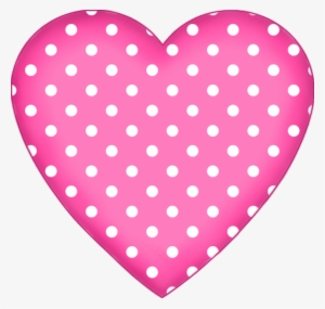 Free Pictures Hearts - Heart With Polka Dots