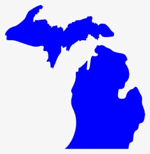 Michigan Clipart - State Of Michigan Icon