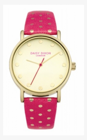 Daisy Dixon Candice Polka Dot Watch Dd022og - Daisy Dixon Esfera De Oro Correa De Cuero De Color
