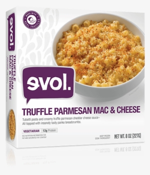 Evol Single Serve Macaroni & Cheese, Truffle Parmesan, - Evol Mac And Cheese