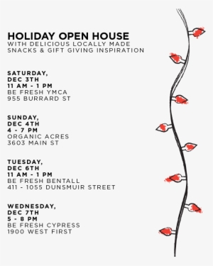 Customer Appreciation Holiday Open Houses - House