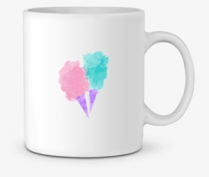 Mug En Céramique Watercolor Cotton Candy Par Pinkglitter - Mug