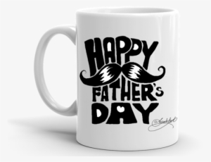 Father's Day Mustache Mug/cup, 11oz - Fathers Day Mug Png