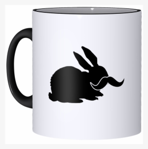 Bunny With Mustache Mug - Bucardo Mustache Mug