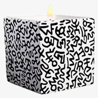 Ligne Blanche Bougie Keith Haring Sq - Advent Candle