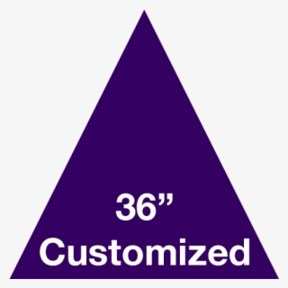 Purple Triangle Custom Floor Tape Safety Marking - Rectangle Vert Verticale