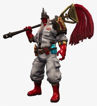 Leoric Janitor Skin Red - Portable Network Graphics