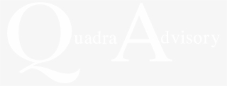 Quadra Advisory Logo Black And White - Crowne Plaza White Logo