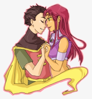 I Couldn't Figure Out What Was Wrong With This Picture - Robin Et Starfire Fanart