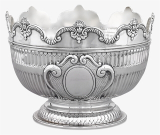 Silver Cherub Bowl By The London Assay Office - Goldsmith's Company Assay Office