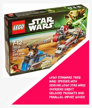 Lego Starwars 75012 Barc Speeder With Sidecar Lego - Lego Star Wars Barc Speeder With Sidecar 75012