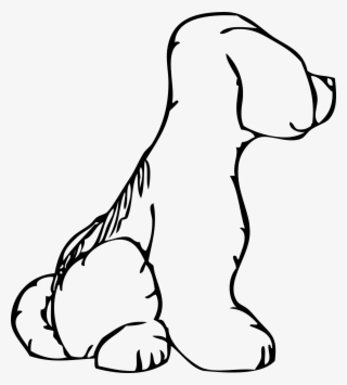 Dog Line Drawings - Pets Clipart Png Black And White