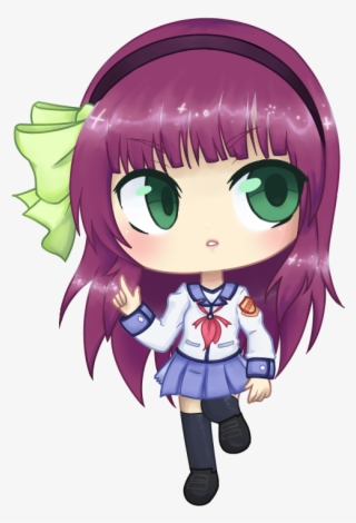 Download Svg Transparent Library Machine Clipart Cute - Anime Angel Beats Chibi